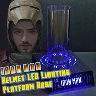 Sample🔮電影Iron Man《鋼鐵奇俠 》LED光效1:1頭盔專屬展示台💫Iron Man Helmet LED color Lighting Platform Base不連頭盔