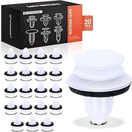 A-Premium 20PCS Nylon Door Upper Pillar Trim & Trunk Lining Retainer Compatible with Mercedes-Benz C