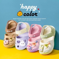 13-18cm Loppy&Rabbit&Unicorn Baby Sandals Summer Toddler Shoes Tape Slippers for Kids