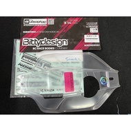Bittydesign vision pre-cut clear 1/8 buggy body SWORKZ S35-3/S35-4 hsp