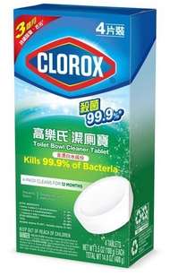 高樂氏 - 高樂氏 - 殺菌潔廁寶4粒裝 #含漂白水成份 #漂白丸
