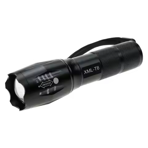 XML T6 LED Flashlight Portable Telescopic Tactical Torch Lanterna Tactical Flashlight Zoomable Water