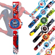 Children Cartoon Watch Toy Watch Girl Boy Baby Kindergarten Gift 3D Projection Electronic Watch 0330