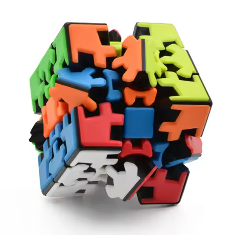 3x3x3 Gear Magic Cube Professional Educational Toys Kids Fun Game Stress Relief Stereo Puzzle Gear M