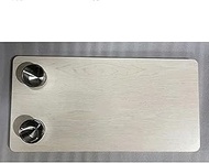 HOLGVE RV Table Top, Camping Table Top 31x16in, RV Dinette Tabletop with 2 Cup Holders, Universal So