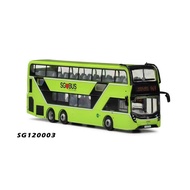 1:120 Scale Tower Transit Bus Service 969 3 Door ADL Alexander Dennis Facelift diecast Bus Model
