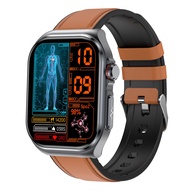 ET585 Smart Watch Blood Glucose Smartwatch For Men Women Blood Lipid Uric Acid ECG Body Fat Temperat