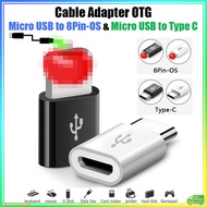 【Buy 5 Get 1 Free】Micro USB To Light OTG For i-P/Pad Phone Adapter Micro USB To Type C Charger Adapt
