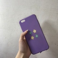 iPhone 6s+四朵小花紫色二手手機殼