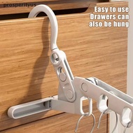 [Prs] 2pcs Portable Foldable Travel Hanger Folding Clothes Drying Rack Travel Hangers Hanging Rack W