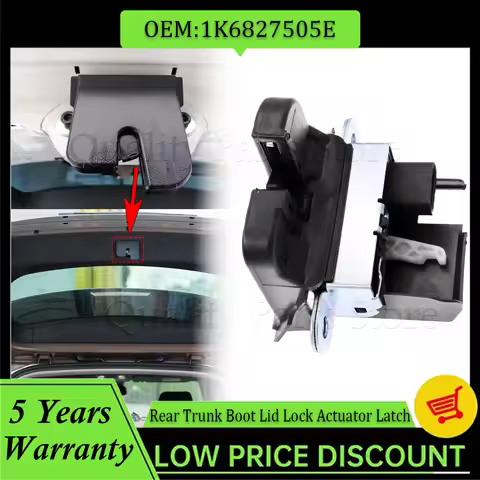 For VW Passat B6 B7 GOLF MK5 6 GTI PASSAT POLO TIGUAN Rear Trunk Boot Lid Lock Actuator Latch 1K6827