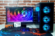 คอมพิวเตอร์ สำหรับเล่นเกมส์และทำงาน i5-gen6/ram16g/ssd240g/vga RX580 8G/จอ19-20" แบบครบชุดพร้อมเล่น