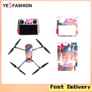 Yesfashion LKJYBG Sticker Compatible For Dji Mavic 3 Pro Drone Rc / Pro Remote Control Protective Sk