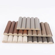 Paint-Free Solid Wood Material Semi-Circular TV Balcony Wholesale Grid Board Grid Board Ceiling Grid