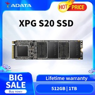 ADATA XPG S20 SSD M2 Nvme 512G 1TB M.2 228 PCIe SOLID STATE DRIVE สำหรับ Dasktop แล็ปท็อปคอมพิวเตอร์ฮาร์ดดิสก์ PC ใหม่ Дись