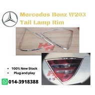 Mercedes Benz W203 Tail Lamp Rim Cover Chrome