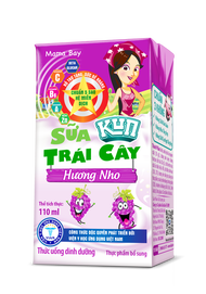 Sữa trái cây KUN vị nho thùng 48 hộp x 110ml-SHOP THU QUÂN
