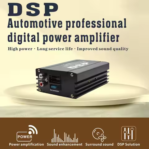 4x50W Car DSP Digital Audio Processor 4 In 6 Out DSP Car Power Amplifier Car DSP Amplifier for Car A