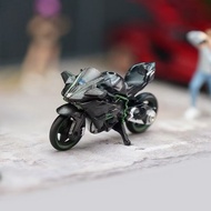 Kawasaki H2R Alloy small proportion motorcycle Mini  Mini Mini Model of Simulated Locomotive 1:64