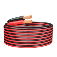 14Gauge 16.4FT/30FT/50FT/100FT Electrical Wire Cable 2 Conductors Red Black Cable Hookup LED Lightin