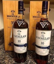 【時間】回收MACALLAN麥卡倫 威士忌 麥卡倫30年雪莉桶 紫鑽15年、18年