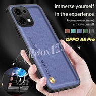For OPPO A6 Pro 5G 2025 OPPO A6Pro A6 A6i A6x OppoA6Pro Oppo A6Pro 5G 4G Casing 2025 Cross Leather M
