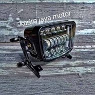 COD headlamp lampu depan daymaker yamaha rx king  byson 2002 16 led set kupingan B-PRO hight quality