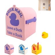 Cruising Duck Mini Mailbox Door Magnet, Leave a Duck Take a Ducks Mail, Fun Cruise Ducks Accessory, 