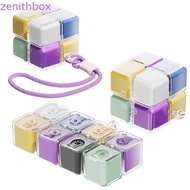 ZENITHBOX​ Weekly Pill Container, 8-Grid Cube Medicine Storage Box, Compact Magnetic Creative Scalab