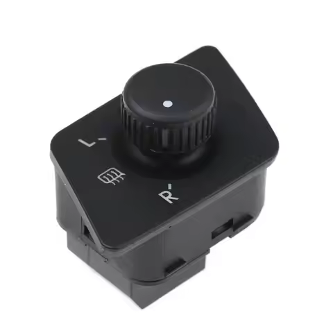 New 10 Pins Side Rearview Mirror Switch Control Adjust Knob For VW Polo 9N 2001-2010 6Q1959565D 6Q1 