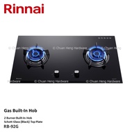 Rinnai RB-92G 2 Burner Built-In Glass Hob