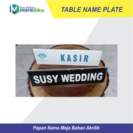 7cm x 30cm Table Name Plate Acrylic Table Name Plate Plus Custom Writing Size 7cm x 30cm