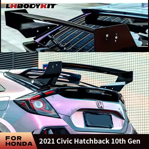 For Honda Civic 10th Hatchback Civic Spoiler 2016-2021 Coupe Fk7 Fk8 Type-R Modified Punch-Free Inst