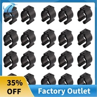 20 Pcs Fishing Pole Rod Holder Clips Black 16Mm Inside Dia Fishing Rod Storage Clips