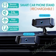 Automatic Clamping Car Holder 360° Car Phone Holder Strong Stable Holder Auto Clamping Dashboard &amp; Air Vent 手机支架
