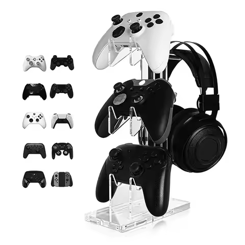 New Product Floor Stand Display Holder Universal 3 Tier Controller Holder and Headset Stand for PS5/