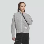 ADIDAS LOUNGE DK JKT 女休閒外套-灰-IP0757 L 灰色