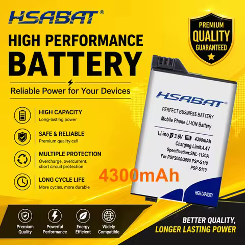 ZRTZ New 4300mAh Battery for Sony PSP2000 PSP3000 PSP 2000 3000 3001 3002 2001 PSP-S110 Gamepad Play
