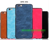 OPPO R9S / Plus Soft PU Leather Silicone Rubber Back Case Cover Casing
