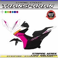 STRIPING STICKER ALL NEW AEROX CONNECTED 155 NVX TRANSPARENT UV PHILIPPINES MOTIF ELEGAN