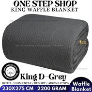 Utopia Bedding 100% Cotton king Blanket (Single Queen King Size - 90x108 Inches) 2 kg Thermal Blanke