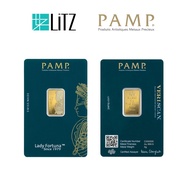 [5 gram] LITZ 45th Anniversary PAMP Suisse Lady Fortuna Gold Bar (999.9) PG045