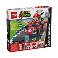 LEGO 72043 Super Mario Mario Kart – Interactive LEGO Mario & Standard Kart Building Toy Set (278 Pie
