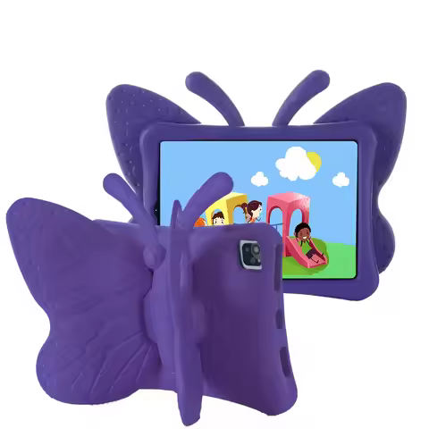 Cute Cartoon 3D Butterfly Case for iPad 10.9 2022 Air 5 4 Pro 11 Kids EVA Cover For 9.7 10.2 10.5 in