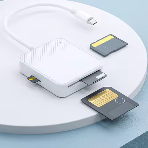 4 in 1 Memory Card Reader Adapter Type C USB-C Smart Media OTG M2 SD SM XD Card Reader For Andriod M