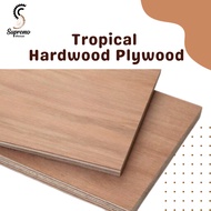 800mm x 600mm Tropical Hardwood Plywood For DIY | Comes in thickness: 15mm, 18mm, 25mm | Limited