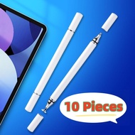 10 Pcs 2 in 1 Universal Tablet Stylus For iPhone iPad Android Accessories Drawing Touch Screen Penci
