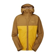 【RAB】Downpour Eco Jacket 輕量防風防水連帽外套 男款 足跡褐/