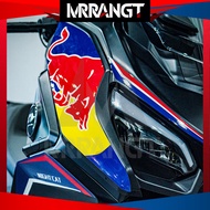 QJmotor Fortress 350 Modified Body Decals Sticker Red Bull Monster Design Decoration Accessories