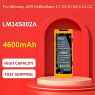 KiKiss Battery For Mindray AED C1 C2 S1 S2 C1A C2,LM34S002A,4600mAh